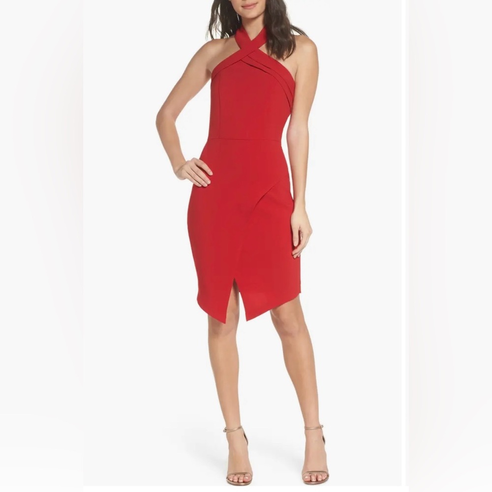 Adeline Rae Backless dress